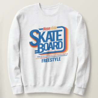 Sudadera Varsity skateboard text lettering