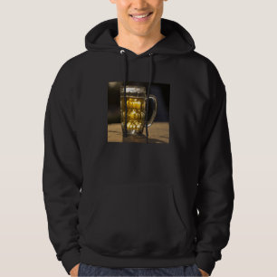 Sudadera Vaso de cerveza bebida primer plano, India
