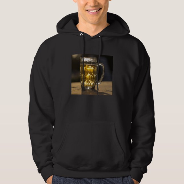 Sudadera Vaso de cerveza bebida primer plano, India (Anverso)