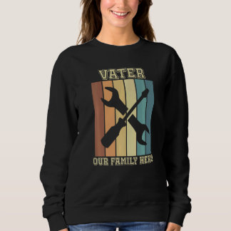 Sudadera Vater Nuestros Héroes Familiares: Vintage Rainbow