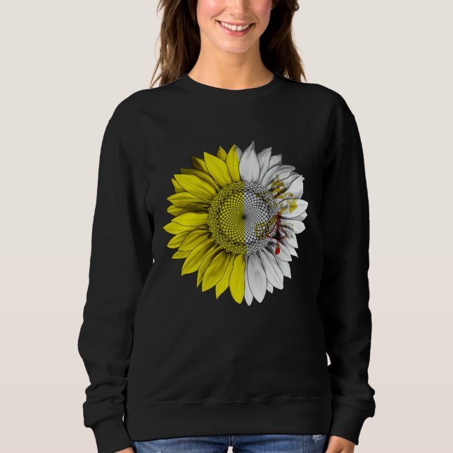 Sudadera Vatican City Flag Sunflower Vanticanien Root Proud (Anverso)