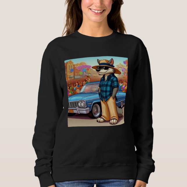 Sudadera Vato Lobo "Año Nuevo" (Anverso)