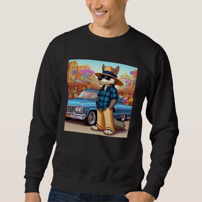Sudadera Vato Lobo "Año Nuevo" (Anverso)
