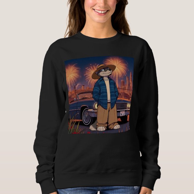 Sudadera Vato Lobo El 4 de julio (Anverso)