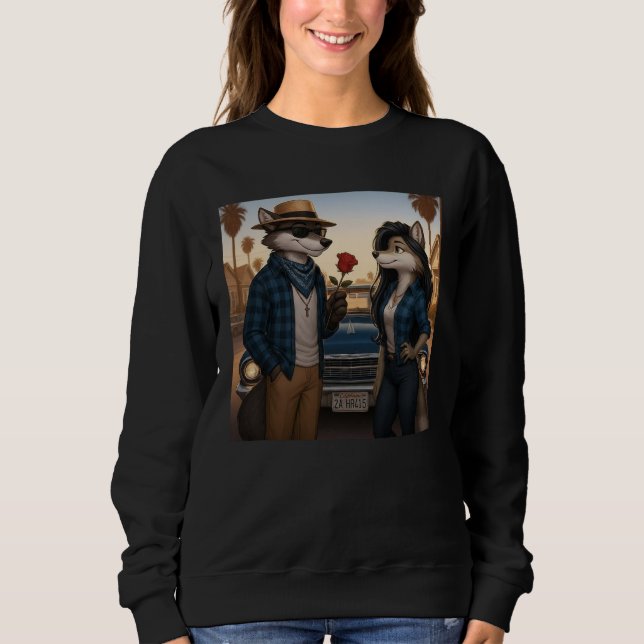 Sudadera Vato Lobo "San Valentines" (Anverso)