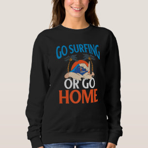 Sudadera Vaya De Surf A Su Casa, Surfista Guay