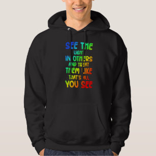 Sudadera Vea La Luz En Otros Mensajes Motivadores Positivos