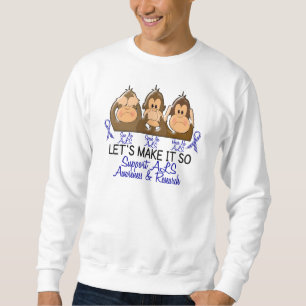 Sudadera Vea que hablar no oiga ningún ALS 2