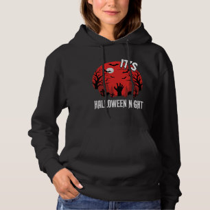 Sudadera Vector Cementerio Espeluznante Noche de Halloween