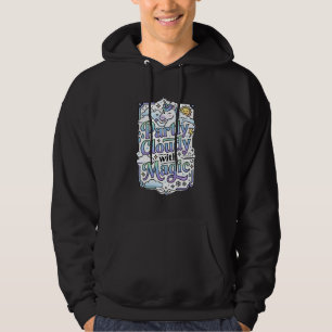Sudadera Vector Comercial de Unicornio Parcialmente Nublado