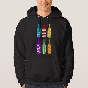 Sudadera Vector de botella de vino
