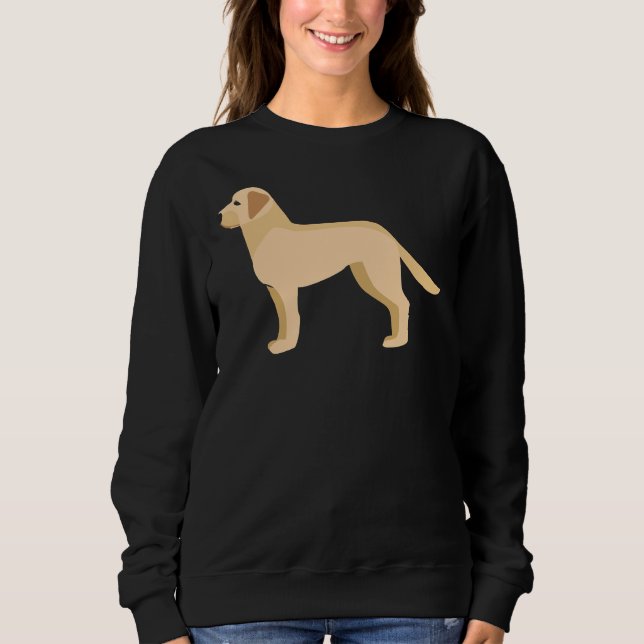 Sudadera Vector de recuperación de Labrador activo (Anverso)