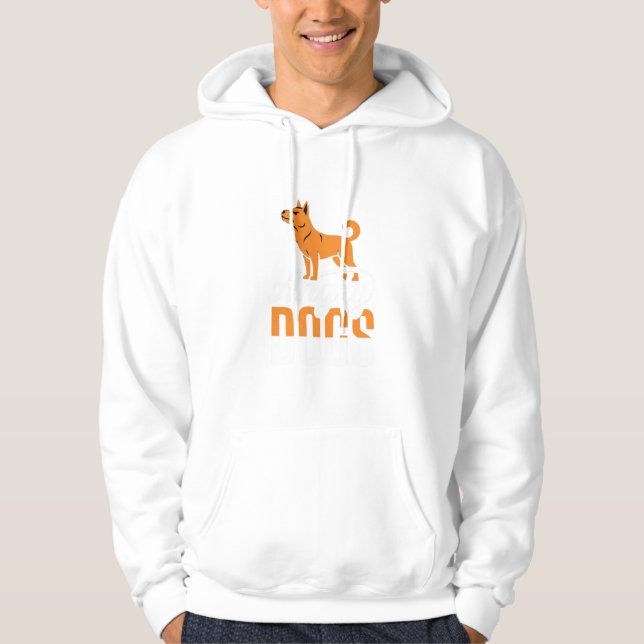 Sudadera Vector Mascota Perros Enojados (Anverso)