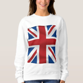 Sudadera Vector que agita la bandera nacional británica