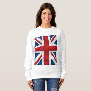 Sudadera Vector que agita la bandera nacional británica