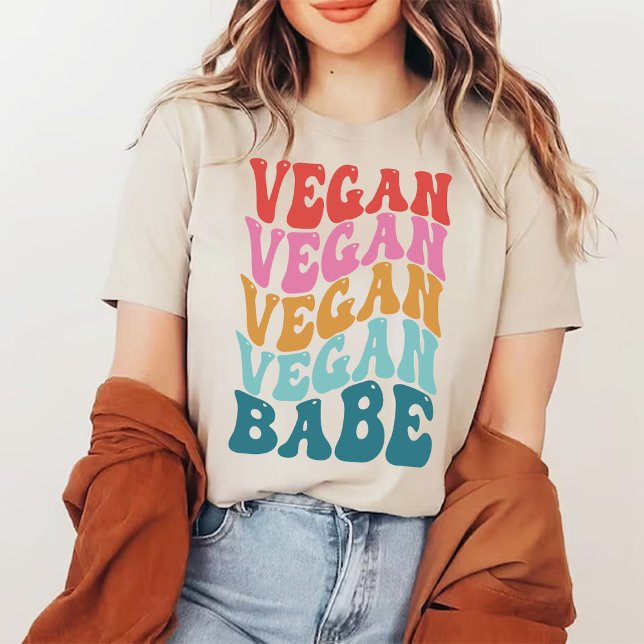 Sudadera Vegan Babe Pastel Groovy amante de las verduras (Vegan Babe Pastel Groovy vegetables lover Sweatshirt)