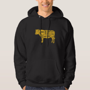 Sudadera Vegan Cow Anti Crueldad Animal Derechos Animales A