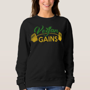 Sudadera Vegan Gains Coma Verduras Y Frutas Vegetarianas