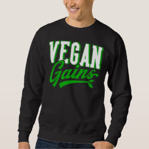 Sudadera Vegan Gains Vegetariana Vegan Food