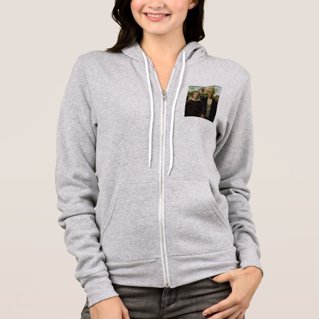 Sudadera Vegan Gothic Bella Artes Spoof (Anverso)