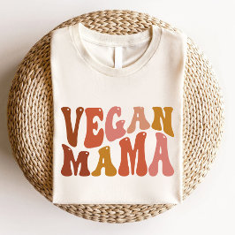 Sudadera Vegan Mama Retro Groovy mamá vegetariana