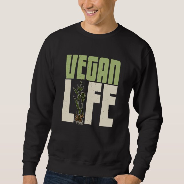 Sudadera Vegan plants nutrition greens food Salad Food  5 (Anverso)