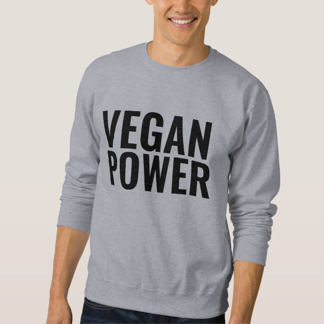 SUDADERA VEGAN POWER T-SHIRTS (Anverso)