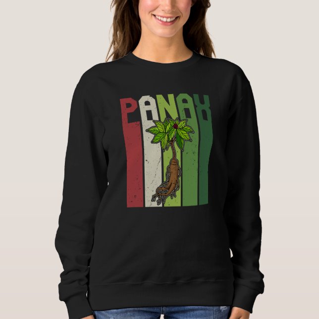 Sudadera Vegan Vegan Panax Plant Medicine Food Sayings  2 (Anverso)