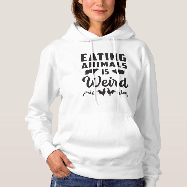 Sudadera Veganismo Veganismo Comida Divertida Idea de Regal (Anverso)