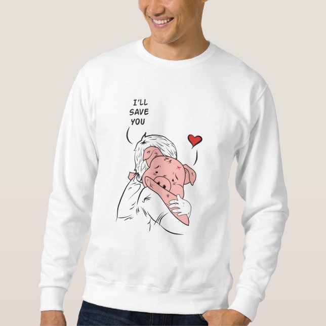 Sudadera Veganismo Vegetariano Idea de regalo de verduras (Anverso)