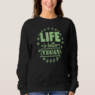 Sudadera Vegano Orgulloso Activista a Base de Plantas Herbí