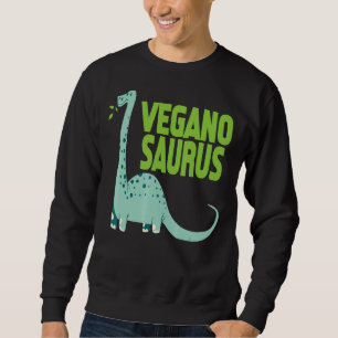 Sudadera Vegano Saurus Vegan Dinosaur Vegan Dieta Vegan