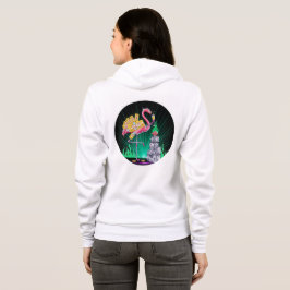 Sudadera Vegas Flamingo Sparkle Hoodie ✨ 🎆