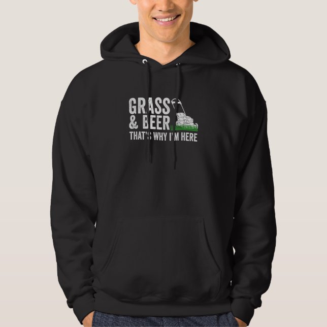 Sudadera Vegetación De Jardines Y Césped De Cerveza (Anverso)