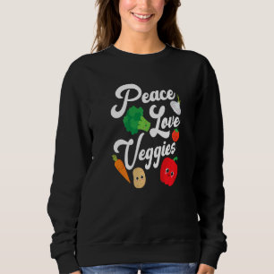 Sudadera Vegetales de amor por la paz