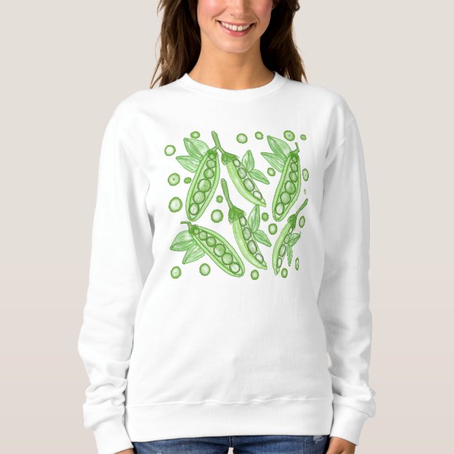 Sudadera Vegetales Peas (Anverso)