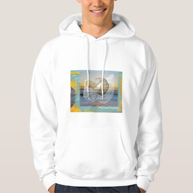 Sudadera Vegetales y Surf - Cabo Cod Massachusetts (Anverso)