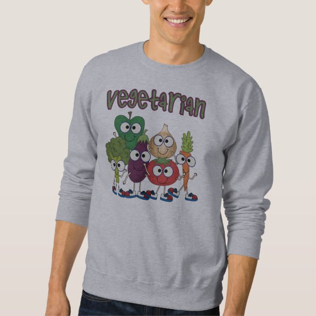 Sudadera Vegetariano (Anverso)