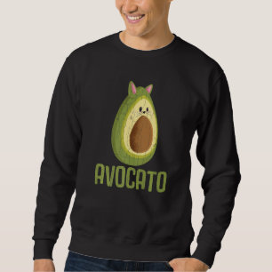 Sudadera Vegetariano aguacate Vegetariano Vegetales Gráfica