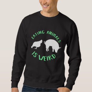 Sudadera Vegetariano Estilo de vida sin base de la dieta de