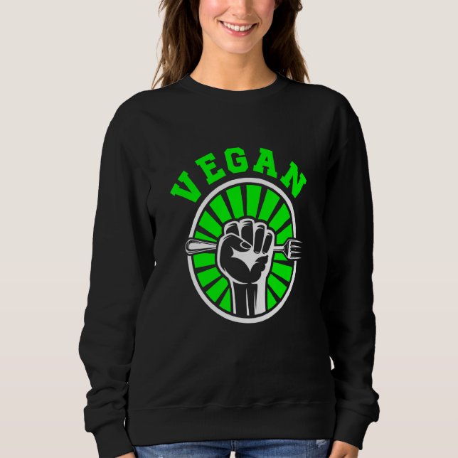 Sudadera Vegetariano Vegetariano Horquilla Biogénica Estate (Anverso)
