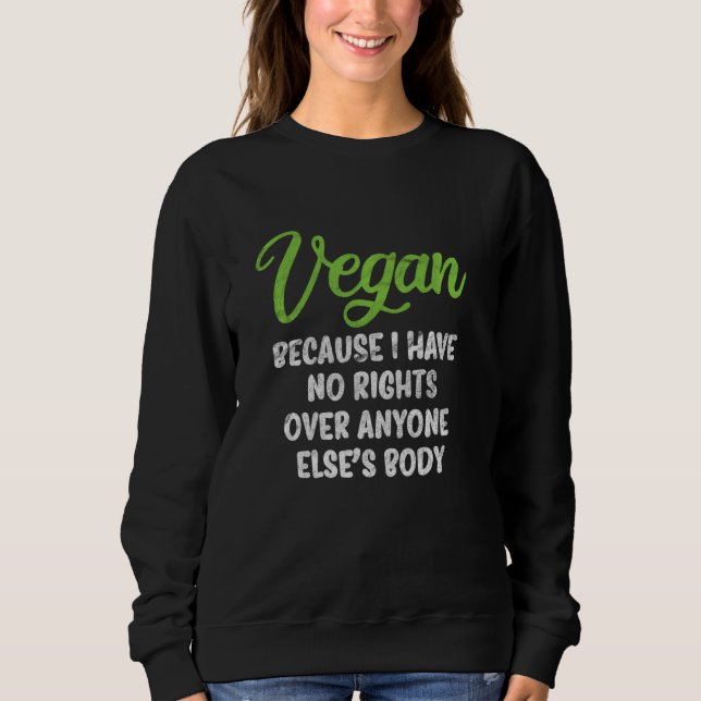 Sudadera Vegetariano Vegetario Bastante Gracioso Planta Bas (Anverso)