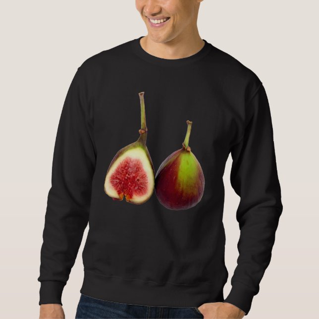 Sudadera Vegetariano Vegetario Vegetariano, planta de higos (Anverso)