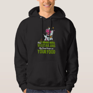 Sudadera Vegetarianos Mi Comida Se Cac En Tu Comida Anti Ve