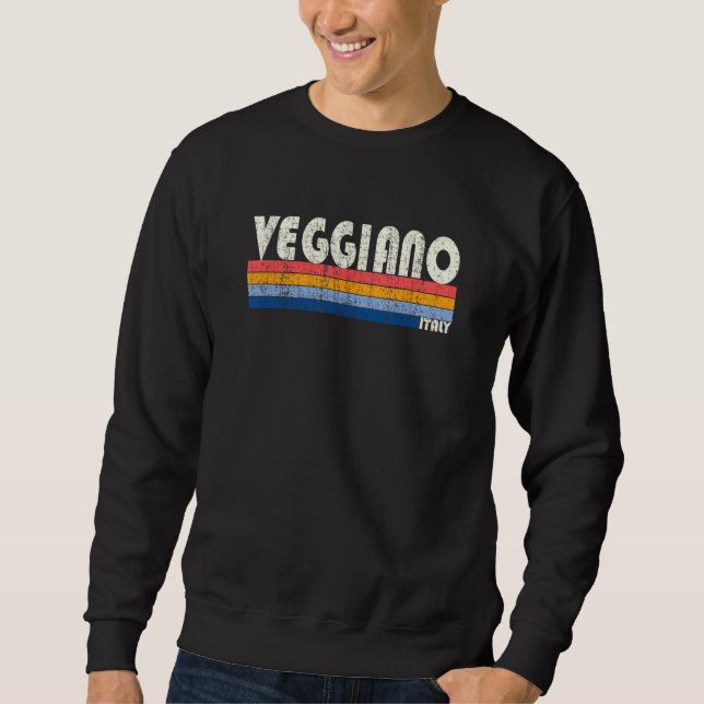 Sudadera Veggiano Italy Retro 70s 80s Style (Anverso)