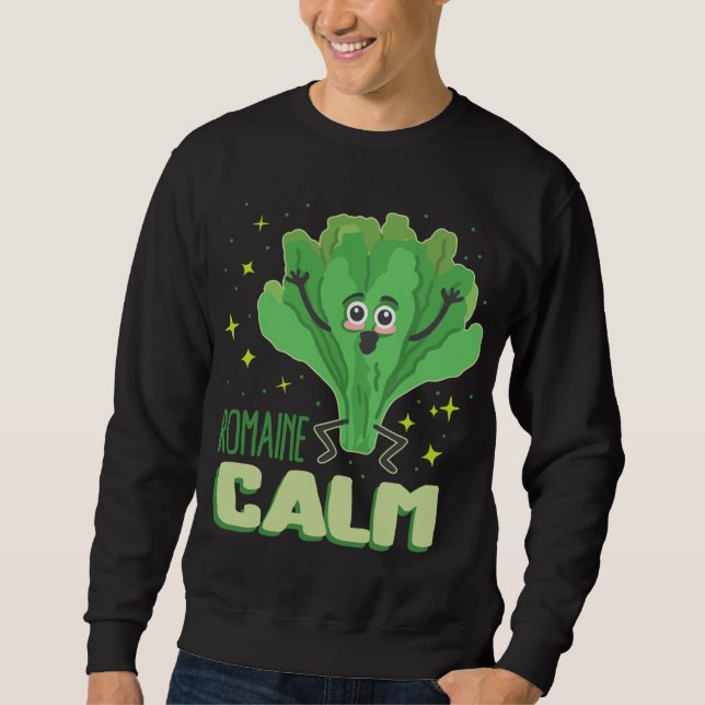 Sudadera Veggie Vegetables Vegetarian Lettuce Funny (Anverso)