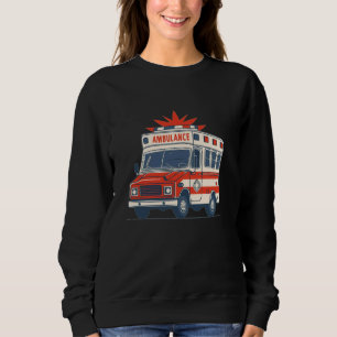 Sudadera Vehículo bastante genial de disfraz de ambulancia