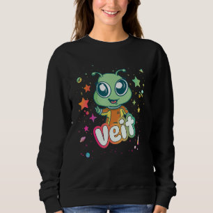 Sudadera VEIT - Nombre de niño pequeño con un lindo extranj