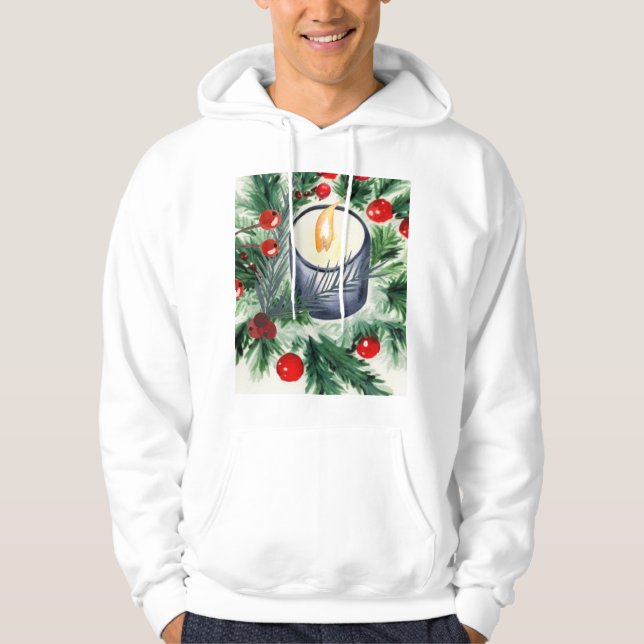 Sudadera Vela de Navidad (Anverso)