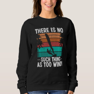 Sudadera Vela de windsurf No demasiado ventoso Windsurf vin